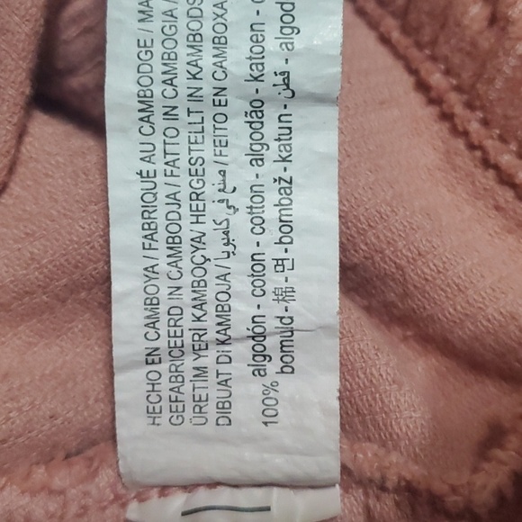 Stradivarius jacket women's size small S pink corduroy cropped crop - Picture 9 of 9